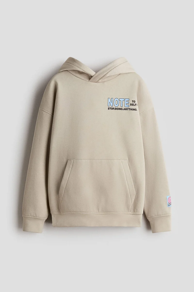 اتش اند ام هودي مزين بطبعة